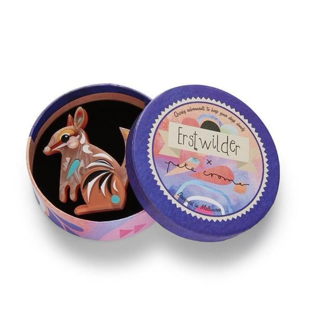 The Notorious Numbat Pete Cromer Acrylic Brooch Pin